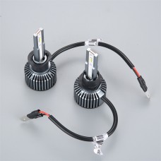 2Pcs H1 LED Headlight Lamp Bulbs Conversion Kit 50W 5400lm 6000K White Light