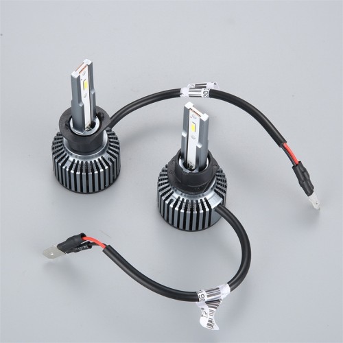 2Pcs H1 LED Headlight Lamp Bulbs Conversion Kit 50W 5400lm 6000K White Light